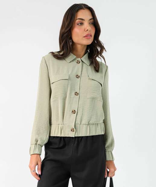 Image_Jaqueta Feminina Bomber Bolsos Marisa Verde