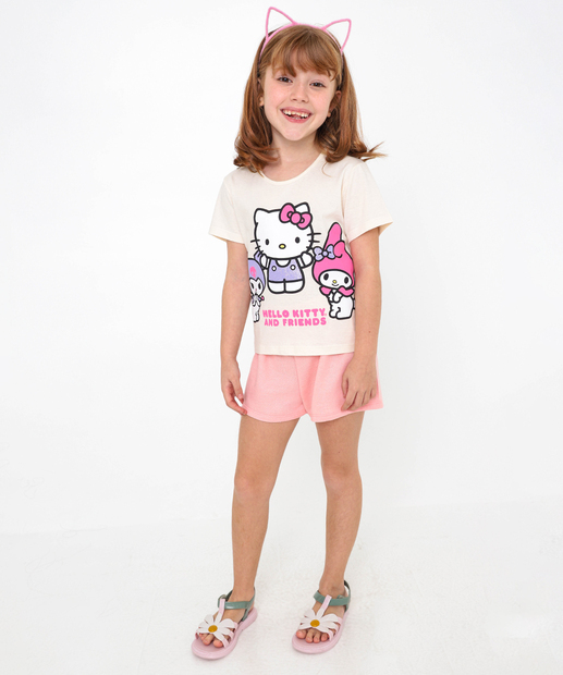 Image_Conjunto Infantil Hello Kitty Tam 4 a 10 Bege