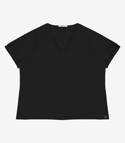 Image_Blusa Feminina Decote V Viscose Secret Glam Preto