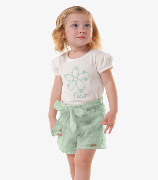 Image_Conjunto Infantil Blusa Com Shorts Trick Nick Bege
