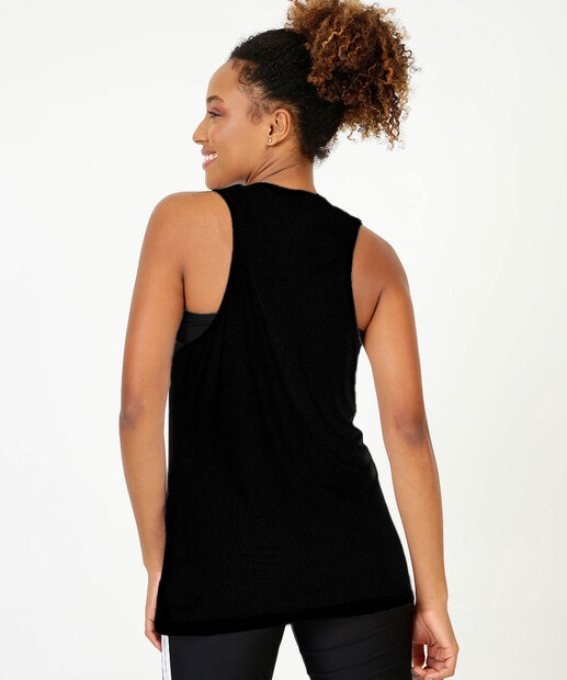Blusa Regata Feminina Fitness Básica Marisa