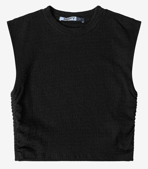 Regata Muscle Feminina Minty Preto