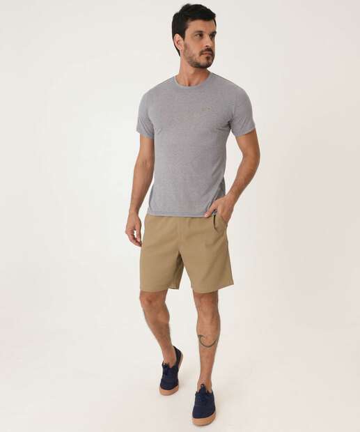 Camiseta Masculina Básica Manga Curta MR