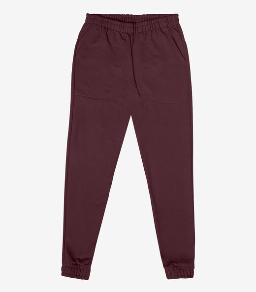 Calça Feminina Jogger Rovitex Vermelho