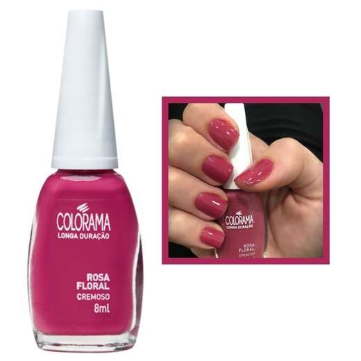 Image_Esmalte Colorama Cremoso Rosa Floral 8ml