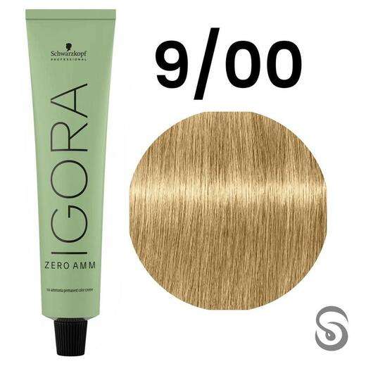 Image_Igora Zero Amm 9-00 Louro Extra Claro Natural Extra 60ml