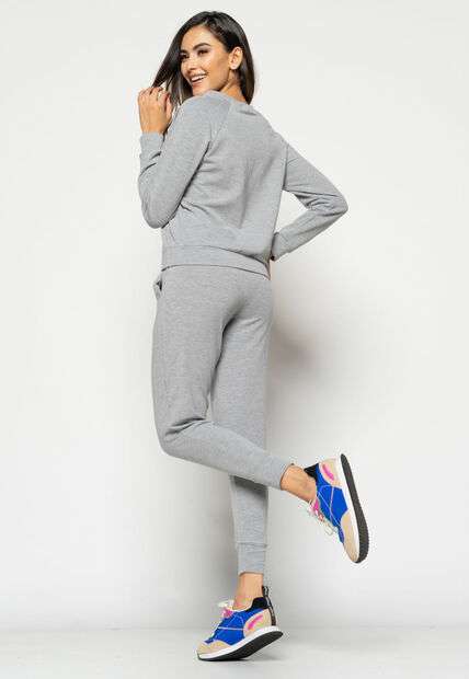 Calça  Comfy Jogger  Moletinho Mescla Salvatore Fashion