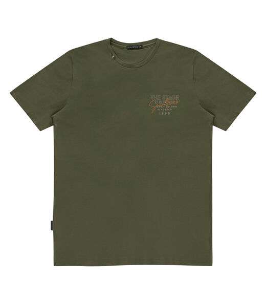 Camiseta Masculina Em Cotton Diametro Verde
