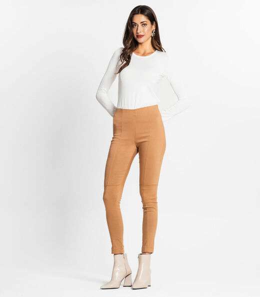 Legging Feminina Bengaline Endless Marrom