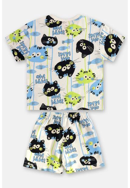 Conjunto Menino Camiseta e Short Três e Já