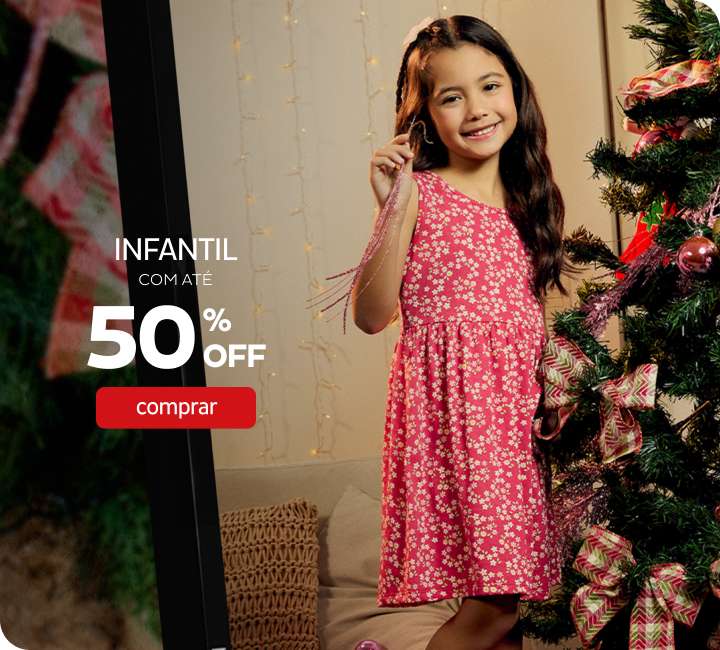 Infantil com até 50%OFF