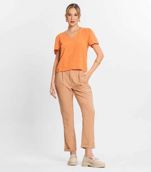 Blusa Feminina Comfy Select Laranja