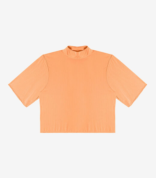 Blusa Viscose Slub Feminina Endless Laranja