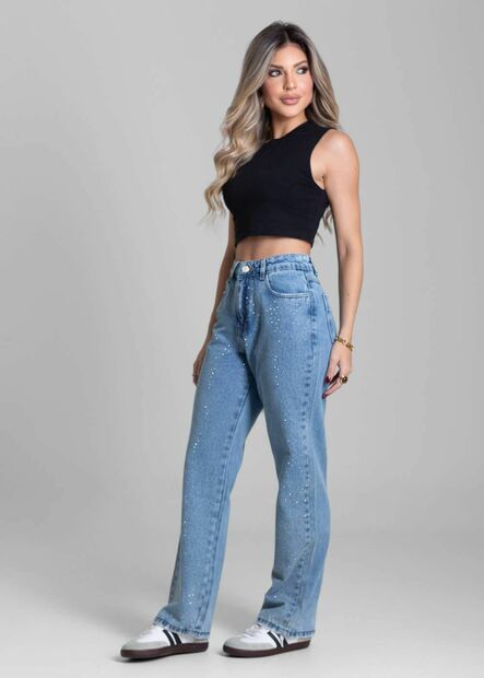 Calça Jeans Sawary Reta - 282903