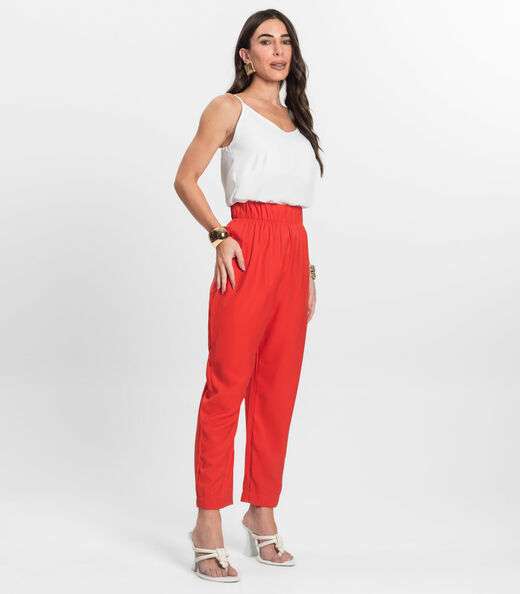 Image_Calça Feminina Em Alfaiataria Endless Laranja