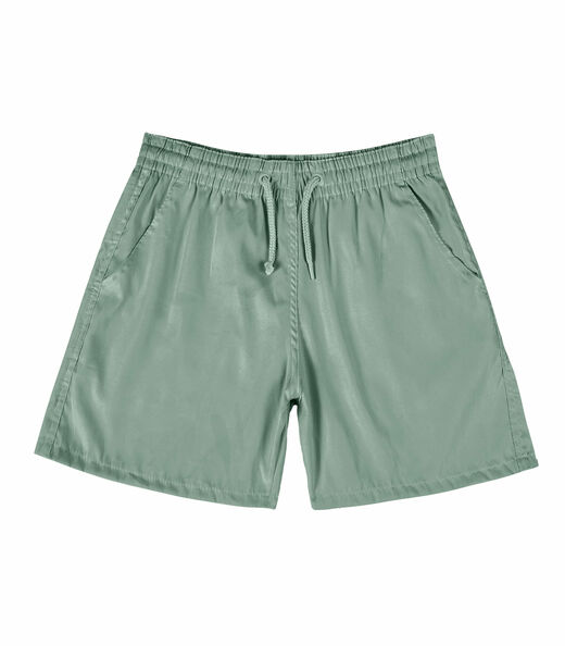 Bermuda Masculina Em Suede Com Bolsos Select Verde