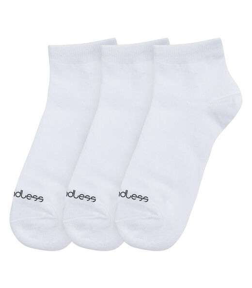 Image_Kit 3 Pares De Meias Cano Curto Adulto Endless Branco
