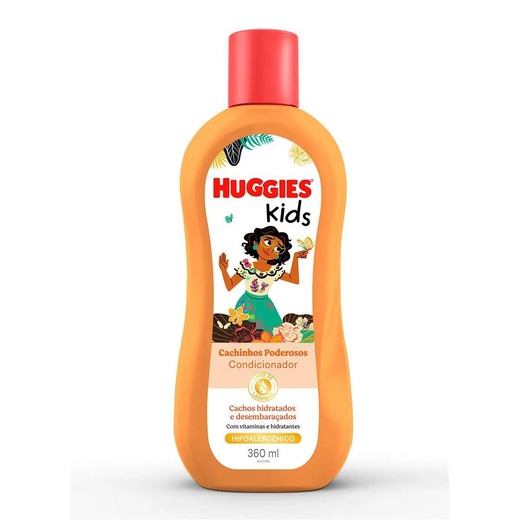 Image_Kit com 3 Unidades de Condicionador Huggies Kids Cachinhos Poderosos Com 360ml