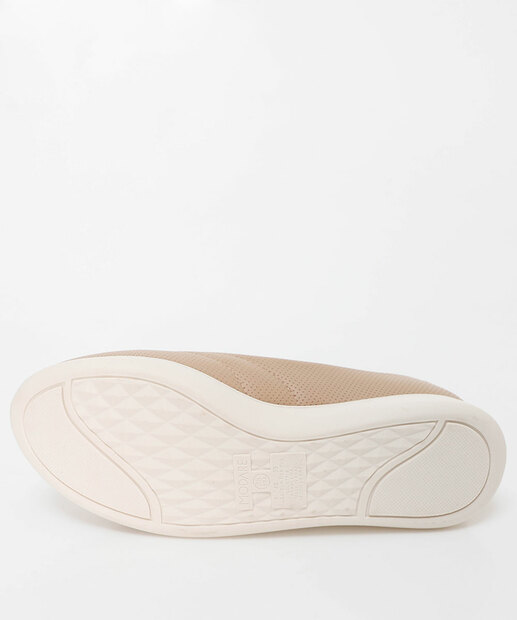 Tênis Casual Slip On Feminino Modare Bege