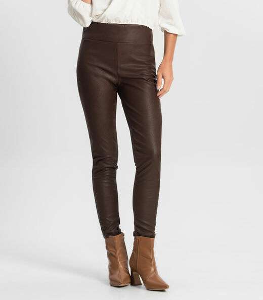 Calça Legging Feminina Rovitex Marrom