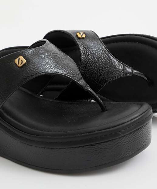 Tamanco Feminino Flatform Bebecê Preto