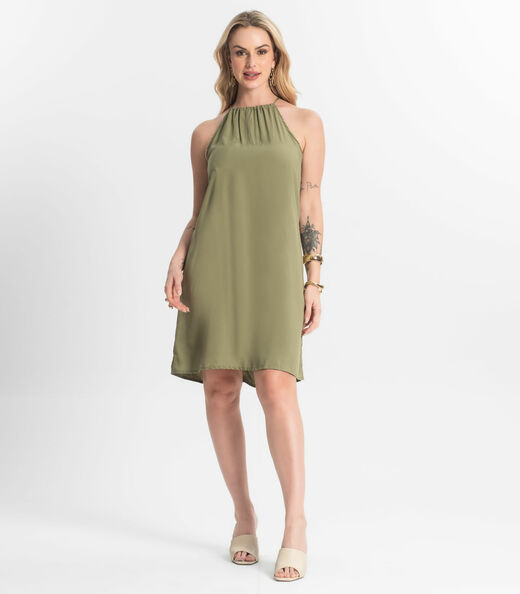 Vestido Feminino Tecido Viscose Select Verde