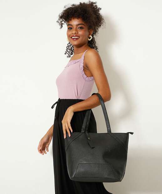 Bolsa De Ombro Tote Feminina Bolso Alice Palucci   