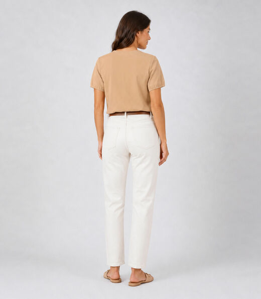 Blusa Feminina Em Tecido Henera Infinita Cor Marrom