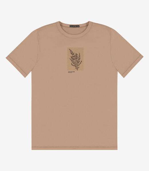 Image_Camiseta Masculina em Meia Malha Diametro Marrom