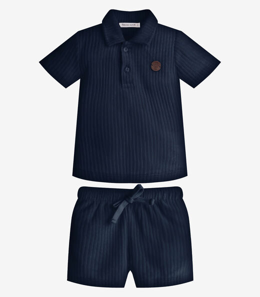 Image_Conjunto Infantil Polo Com Bermuda Trick Nick Azul