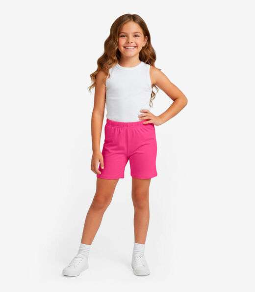 Image_Bermuda Ciclista Infantil Básica Soletex Rosa