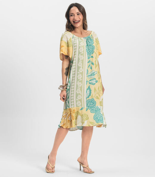 Vestido Ciganinha Infinita Cor Verde