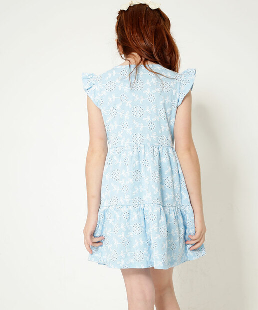 Vestido Infantil Estampa Floral Marisa Tam 4 a 10