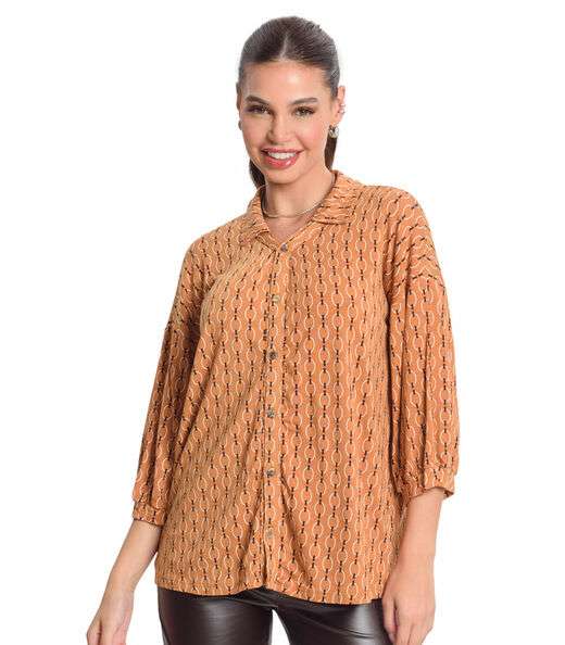 Image_Camisa Feminina Elo Rovitex Marrom