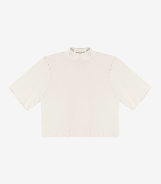 Blusa Viscose Slub Feminina Endless Bege