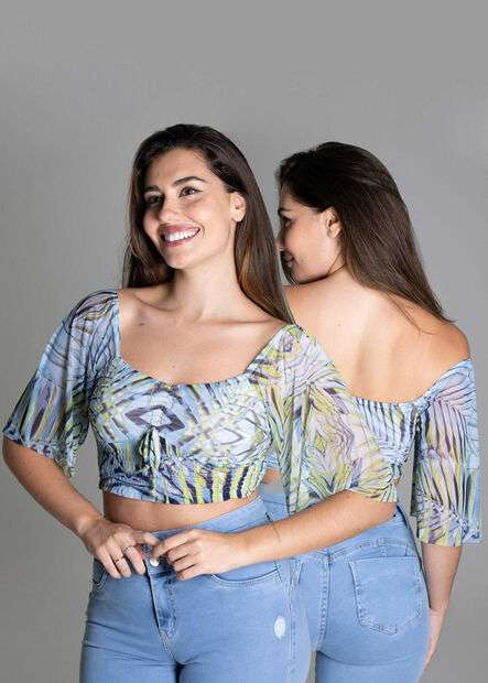 Cropped Sawary Estampado - 277102