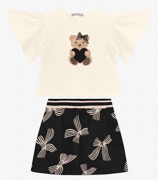 Image_Conjunto Blusa com Shorts Saia Trick Nick Bege