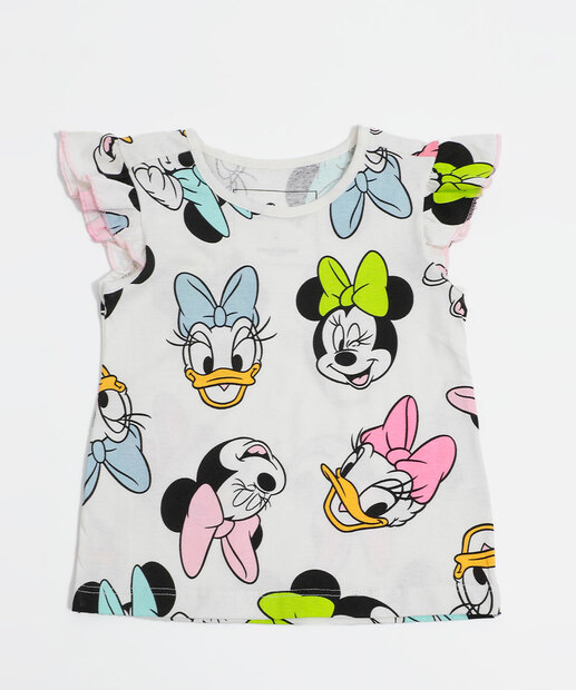 Pijama Infantil Minnie E Margarida Disney Tam 1 a 12