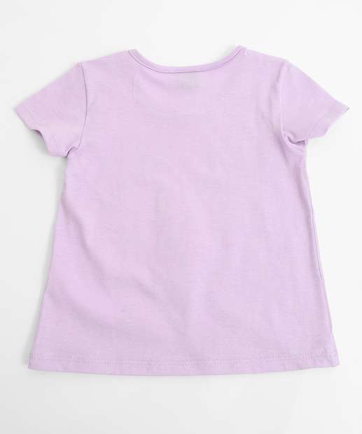 Conjunto Infantil Estampa Flores Marie Disney Tam 1 a 3 Lilás