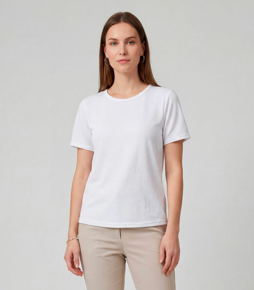 Image_Blusa Feminina Básica Infinita Cor Branco