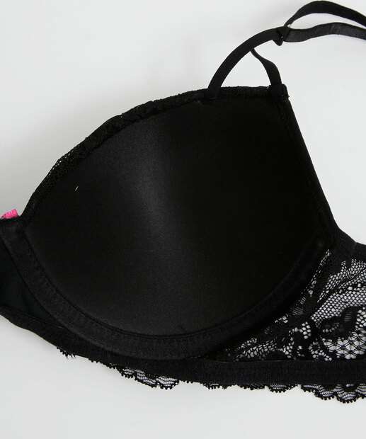 Sutiã Com Base E Com Bojo Animal Print Renda Marisa