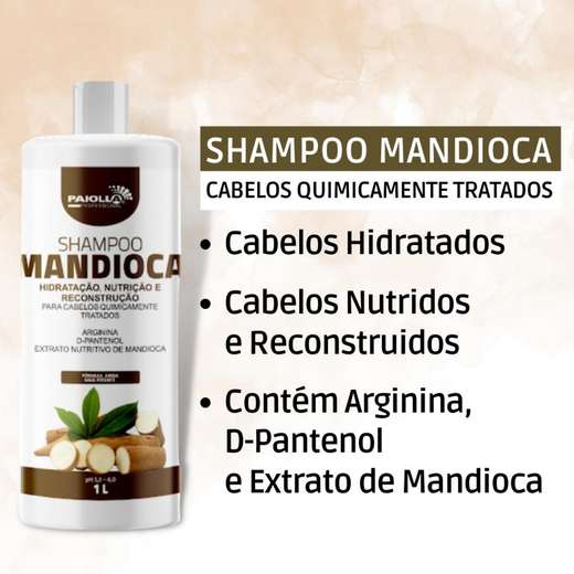 Shampoo Paiolla Mandioca 1L