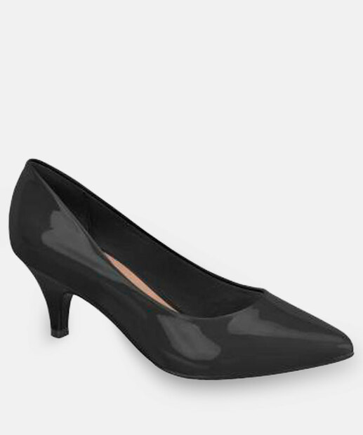Image_Scarpin Feminino Bico Fino Verniz Beira Rio Preto