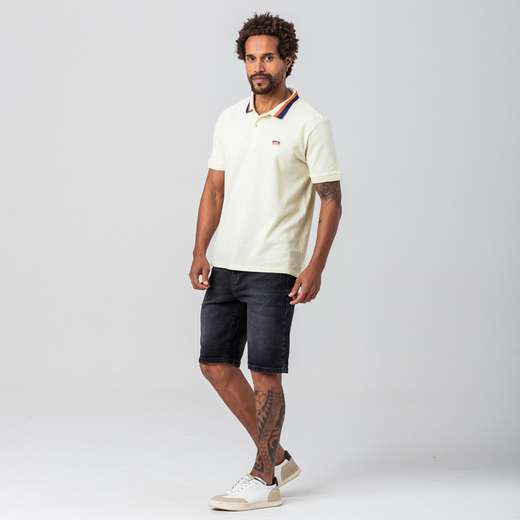 Camiseta Polo Rock e Soda Masculina