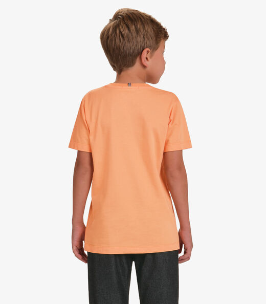 Conjunto Camiseta com Bermuda Menino Trick Nick Laranja