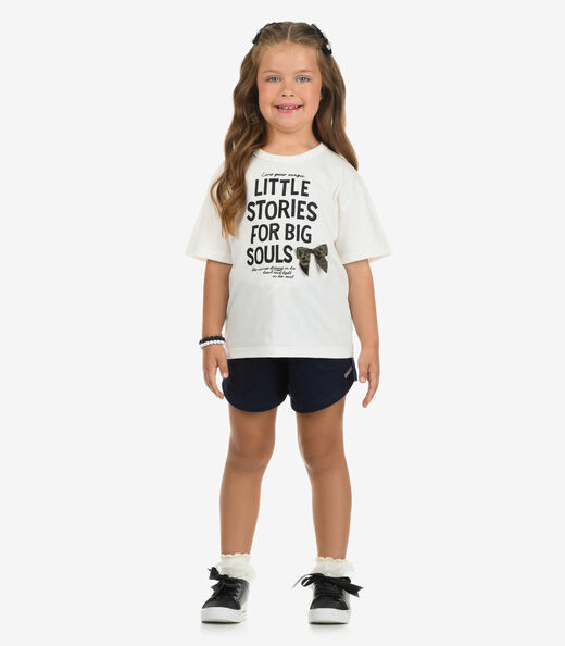 Blusa Feminina Meia Malha Rovi Kids Bege