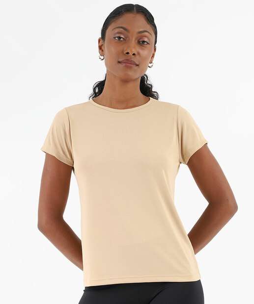 Image_Blusa Feminina Fitness Básica Marisa Bege