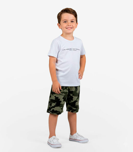 Image_Conjunto Infantil Camiseta e Bermuda Select Verde