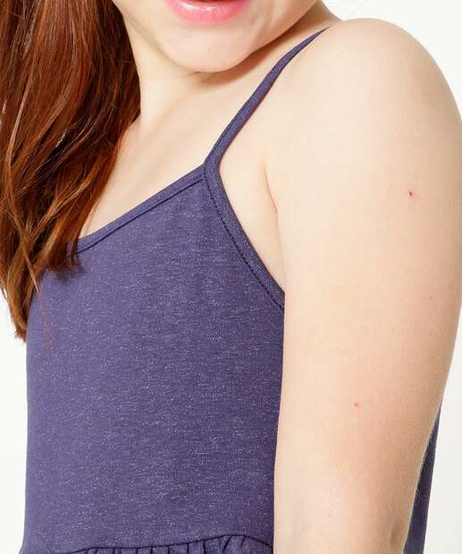 Vestido Infantil Alças Finas Tam 4 a 10