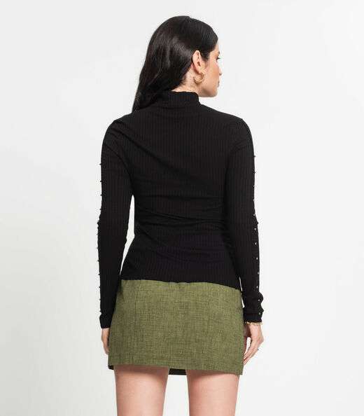 Blusa Feminina Canelada Select Preto